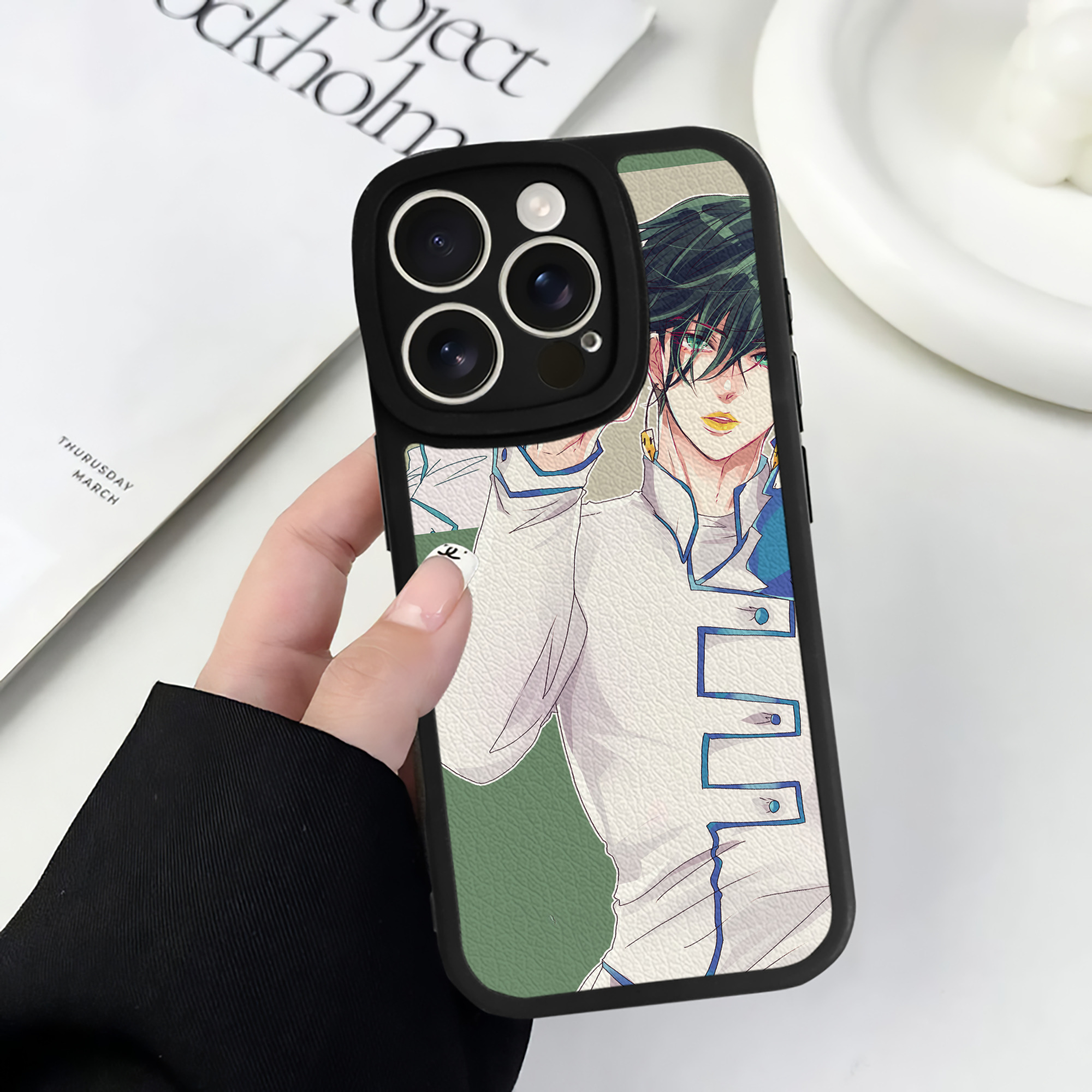 （画像用） ジョジョの奇妙な冒険 JoJo's Bizarre Adventure 【iPhone 16シリーズ対応】シリコンスマホケース（レザー調） 材質：シリコン